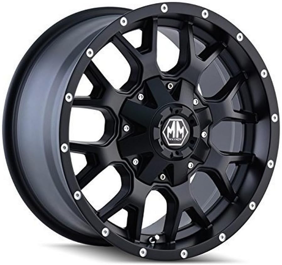 Mayhem Warrior 8015 Wheel with Matte Black Finish (18x9"/8x180mm)