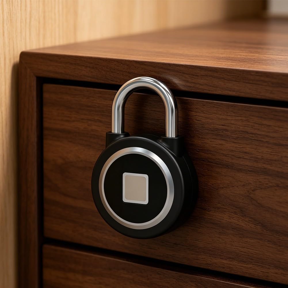 Cadenas à empreintes digitales intelligentes avec contrôle par application