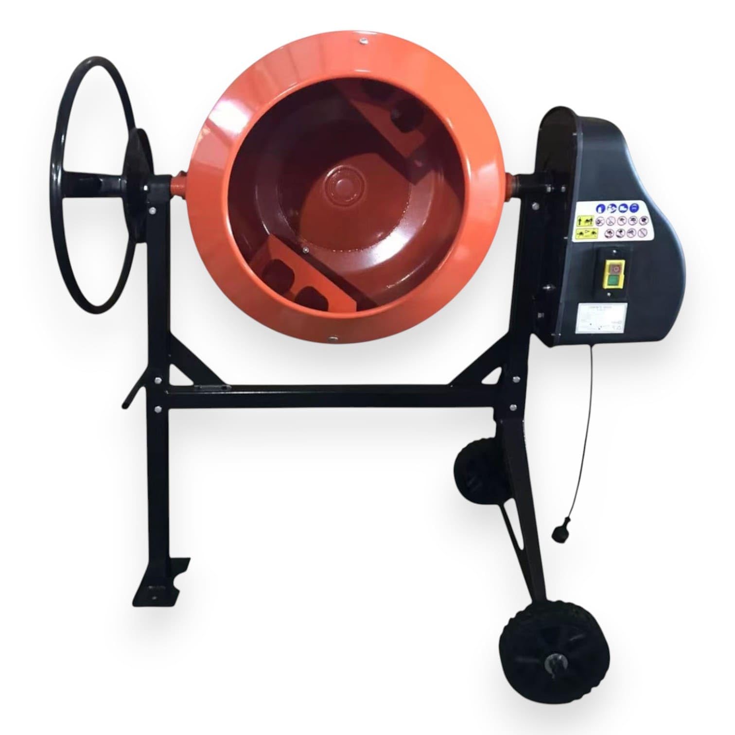 Elektrischer Betonmischer 250 l, 850 W, 230 V, Zementknetmaschine – SIM 250