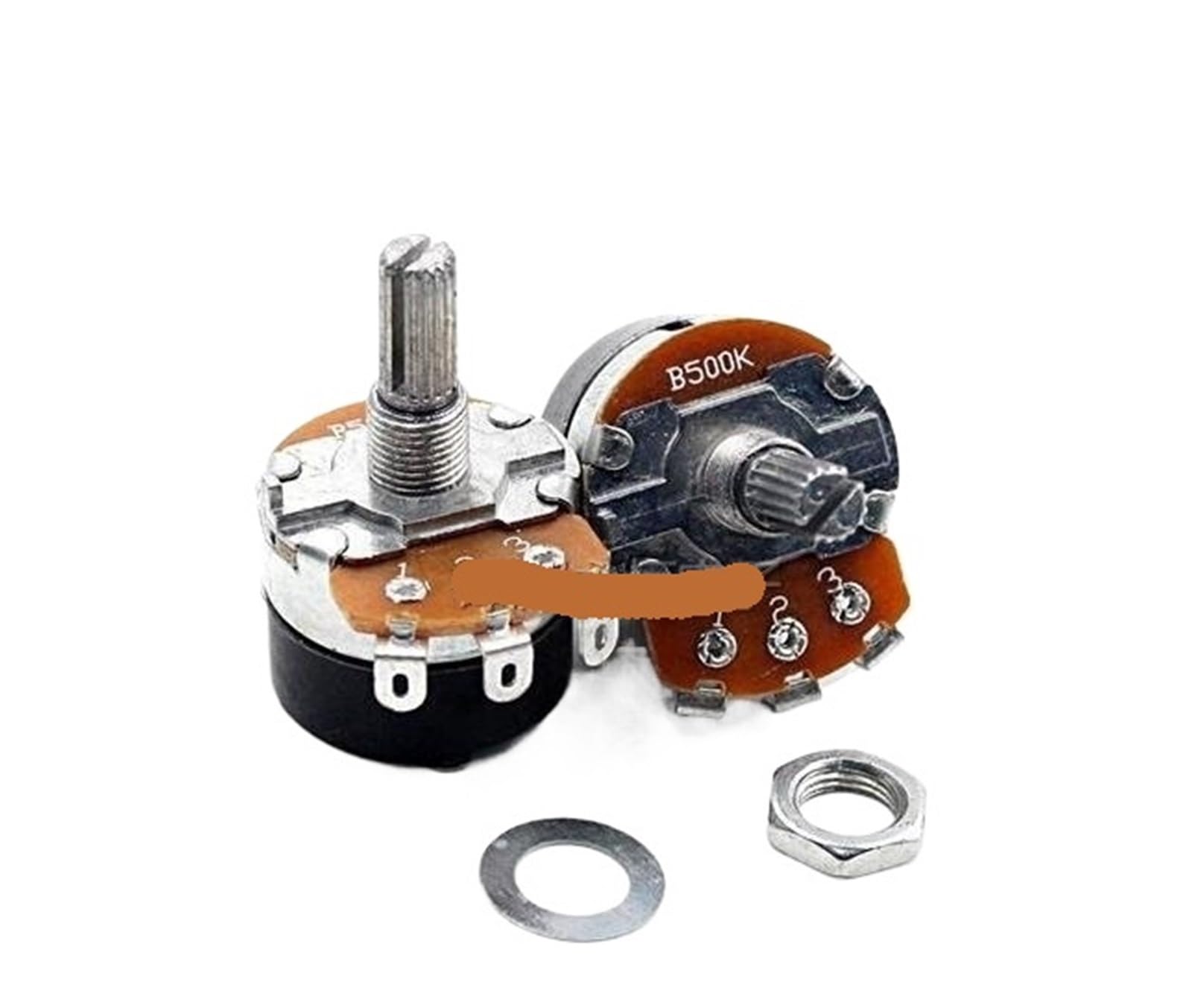 Potentiomètre WH138-1 B250K résistance rotative interrupteur audio potentiomètres