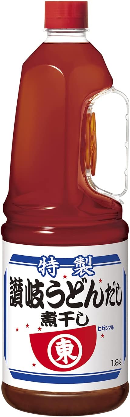 ヒガシマル醤油 讃岐うどんだし 煮干し 1.8L