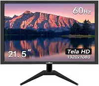 mnBox Monitor 21.5 Polegadas HD - Monitor para PC com 178° de Visão, 5ms, 60Hz, HDMI/VGA, Proteção Contra Luz Azul e Contraste 1000:1