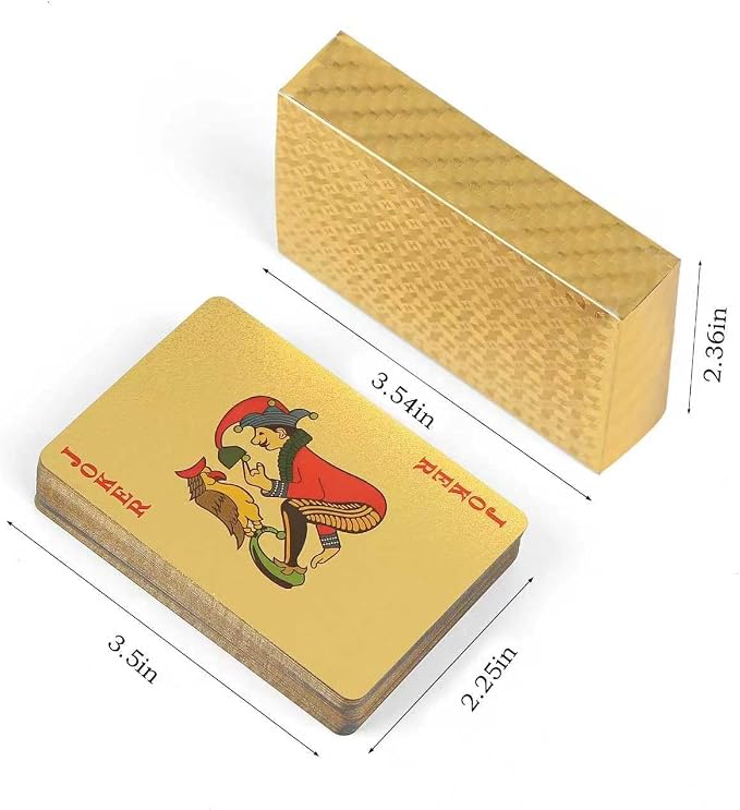 Baraja de póker impermeable 2 paquetes miniatura 3