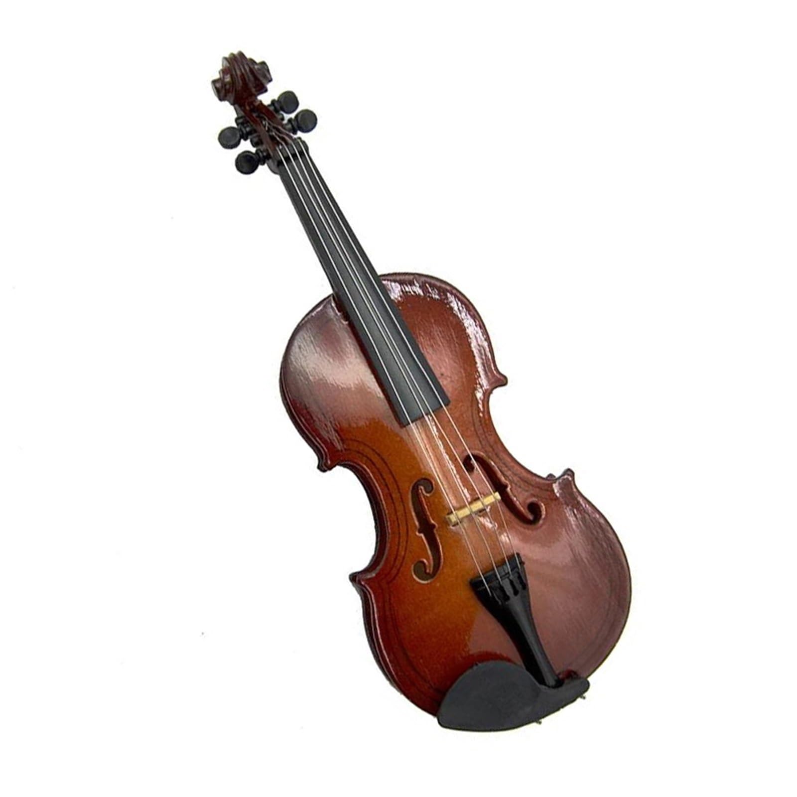 Ozdoby na instrumenty muzyczne Drewniany miniaturowy model skrzypiec z futerałem ozdoby instrumentów muzycznych(16cm)