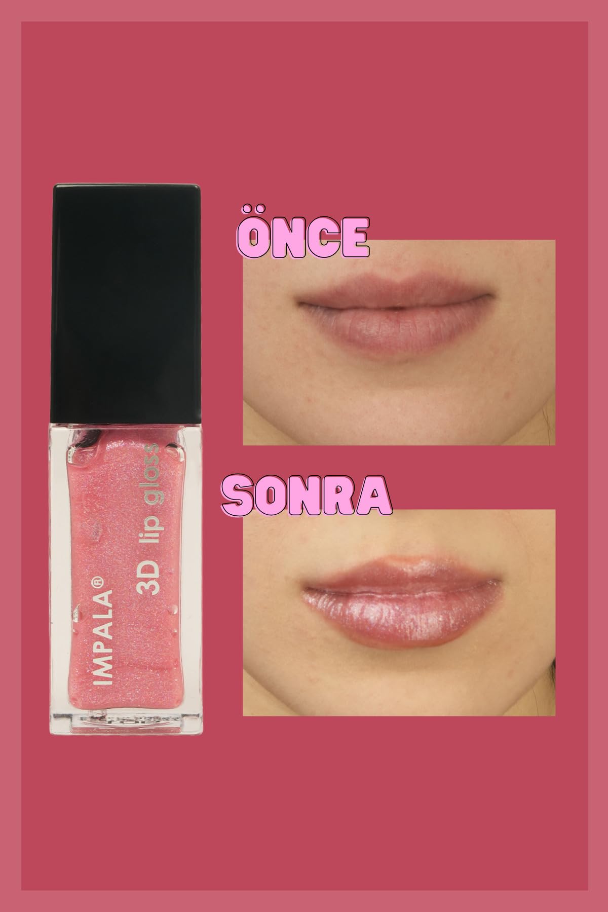 Impala 3D Lip Gloss Dudak Parlatıcı No:106