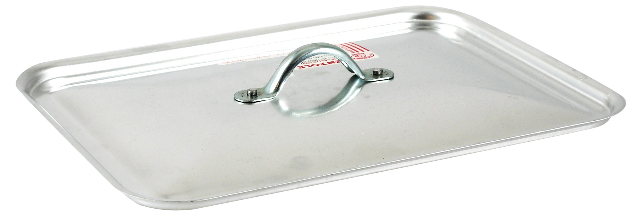 Pentole Agnelli Family Cooking Aluminium Rectangular Roasting Lid, Dimension 26 x 20 Cm.