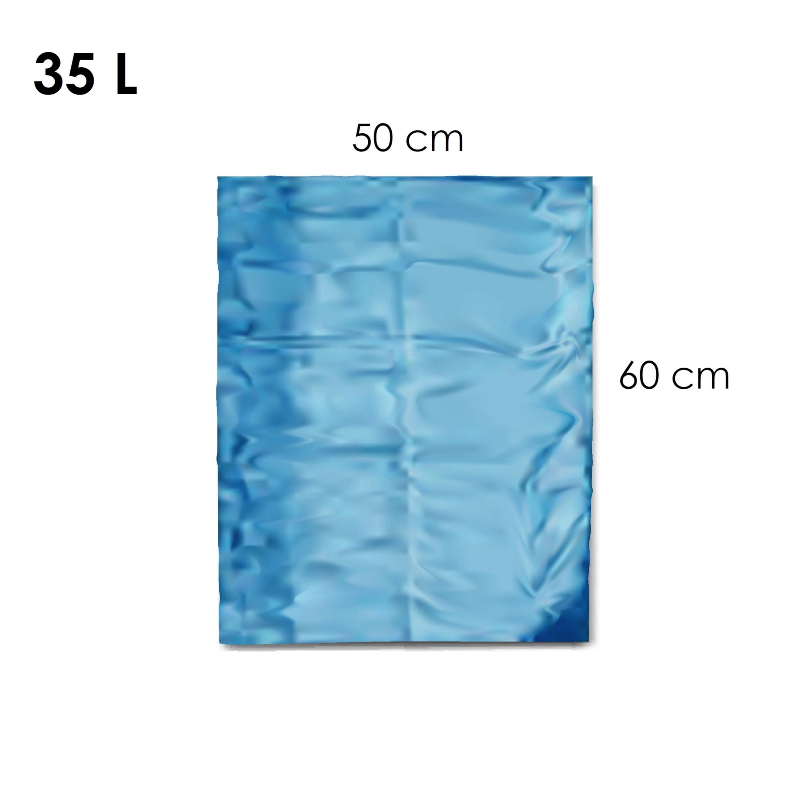 Sacchi Per Spazzatura D.RECT 35L - Confezione Da 20 Pezzi, Giallo, Per Riciclo E Cucina - Foto 2