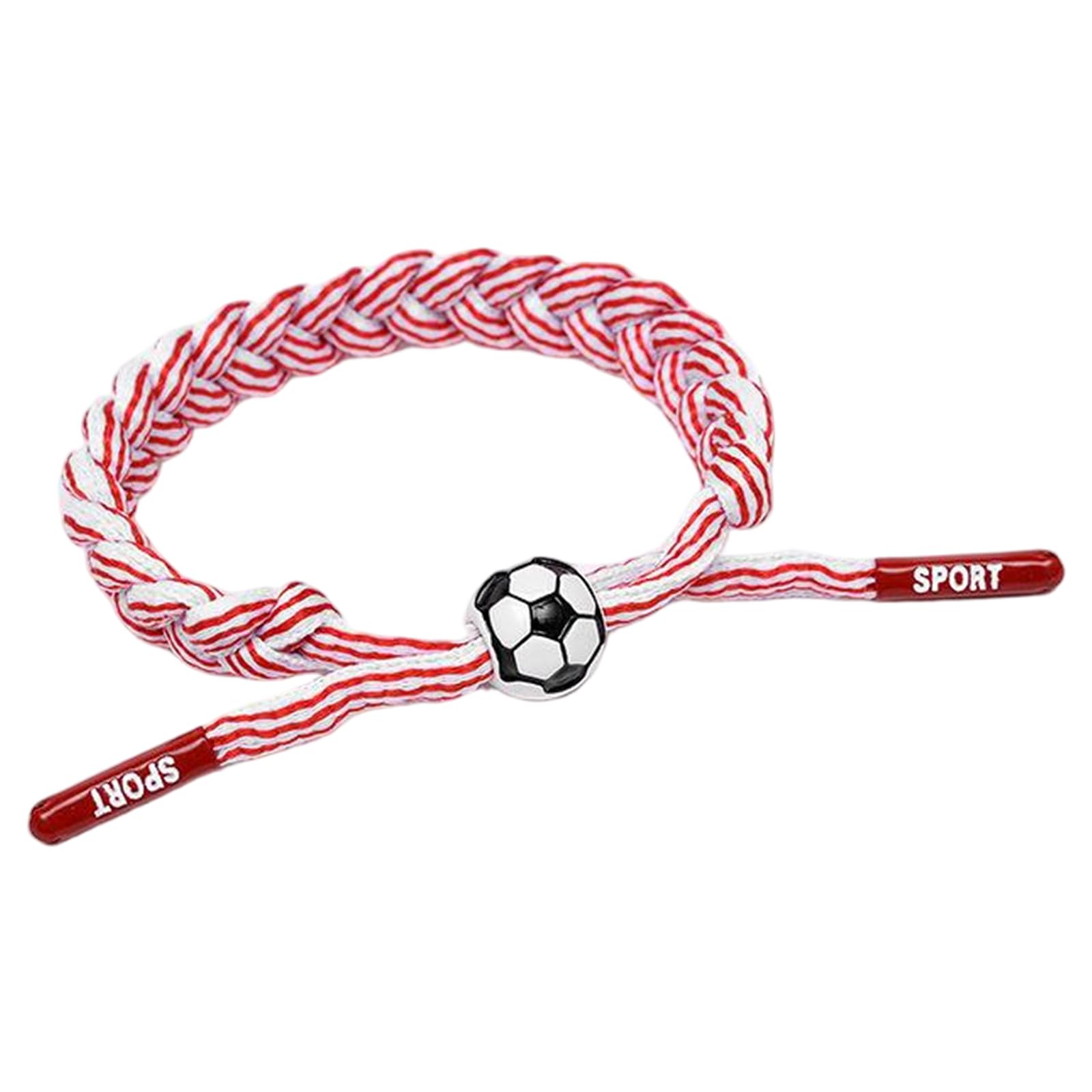 Football Cup of 2026 Bracelet Soccer Bracelets, Adjustable Braided Football Bracelet Stylish Soccer Fans Accessories for Men Women Boys Girls Team Gifts A21