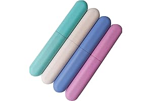 4 Pack Travel Toothbrush Case Holder Toothbrush Travel Containers for Trip