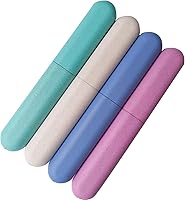 ZYYC 4-Pack Travel Toothbrush Cases - Dust-Proof Holders with Ventilation Holes for Trips, Camping, Gym & Home Use