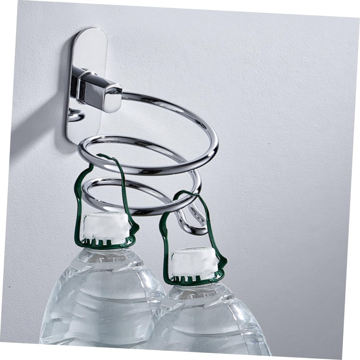 minkissy Hair Dryer Rack Multi-functional Organizer Holder Stainless Steel Safe Wall Storage Simple Practical Design