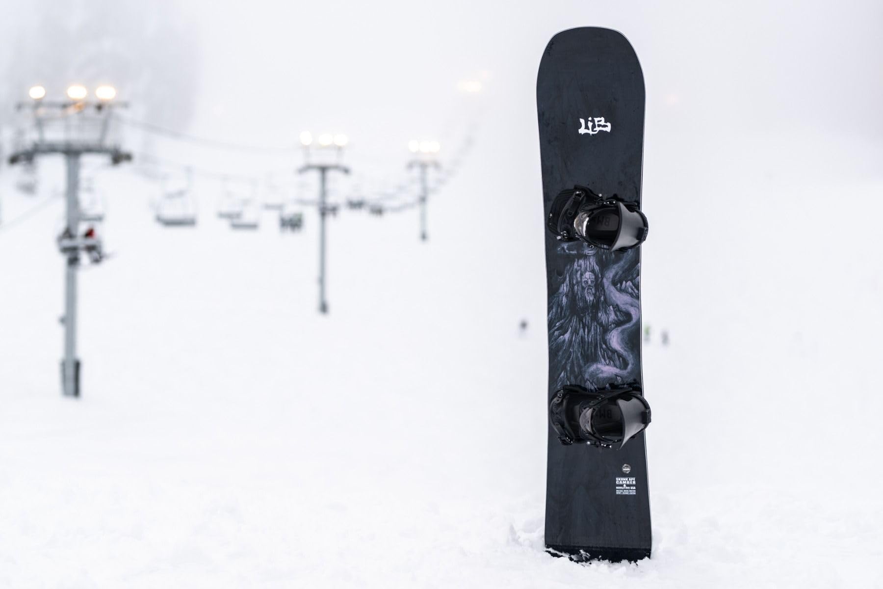 Lib Tech Skunk Ape Camber Mens Snowboard, 165W, Freestyle Boards