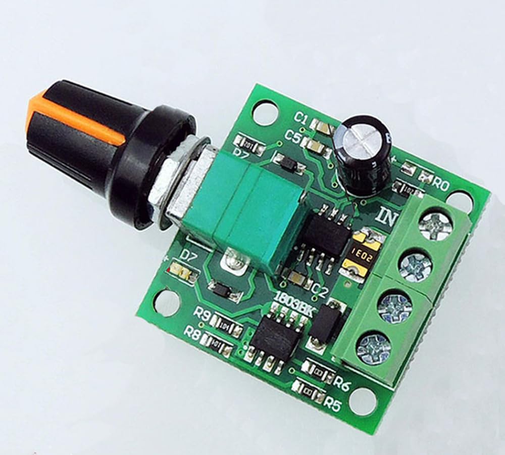 PWM Low Voltage Motor Controller DC 1,8 V, 3 V, 5 V, 6 V, 12 V, 2 A, 1803B 1803BK regulowany przełącznik sterownika z kontrolerem prędkości (2)