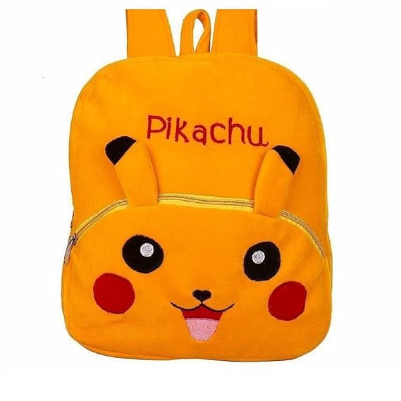 Blue Tree Toys Pikachu School Bag Backpack for Kids Boys/Girls (Yellow)