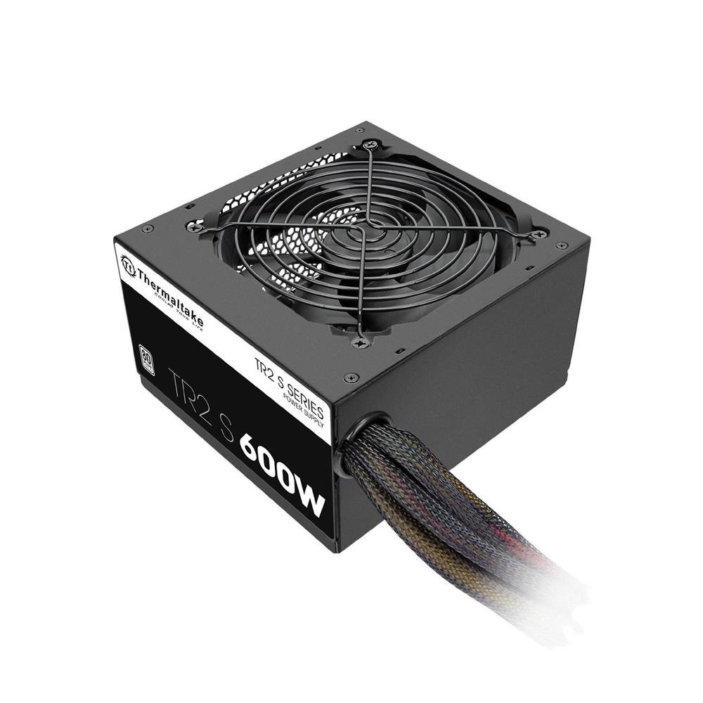 Thermaltake TR2 S 600W | PC-ATX-Netzteil | 80-Plus | leiser 120 Lüfter | EU zertifiziert | schwarz