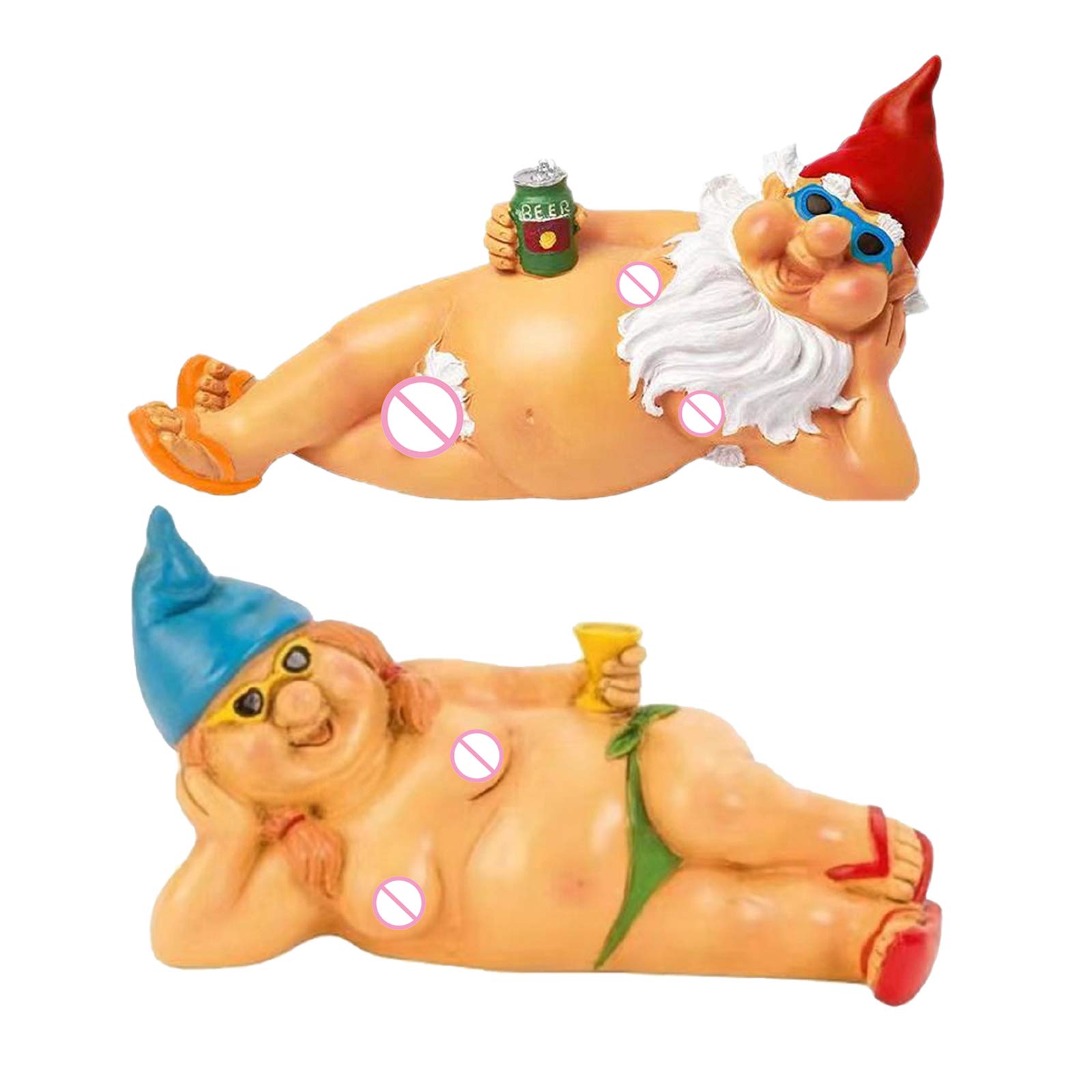 XIALIUXIA Garden Gnome, 2Pcs Garden Lights Solar Decoration, Mini Gnome  Tree Sculpture, FKK Funny Dwarf Pair, Funny Dwarf State, Polyresin, For  Lawn Jewelery, Interior Or Outdoor Decorations : Amazon.co.uk: Garden