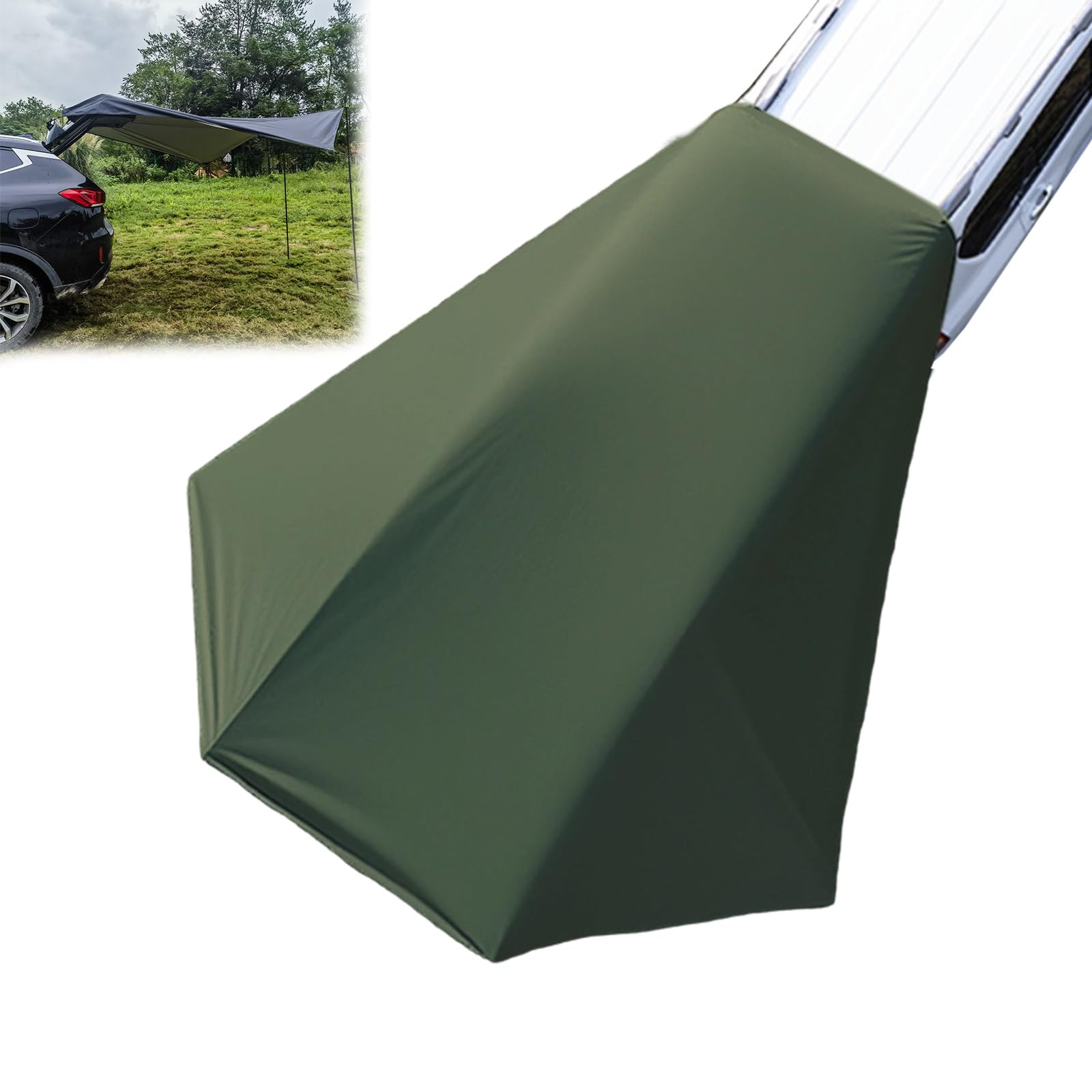 Portable Car Awning for Buick Encore GX Excelle GT HRV Excelle Park Avenue, Lightweight Outdoor Car Rear and Side Awning Shelter, Large Shade Canopy for Long-Distance Travel, Camping, Beaches