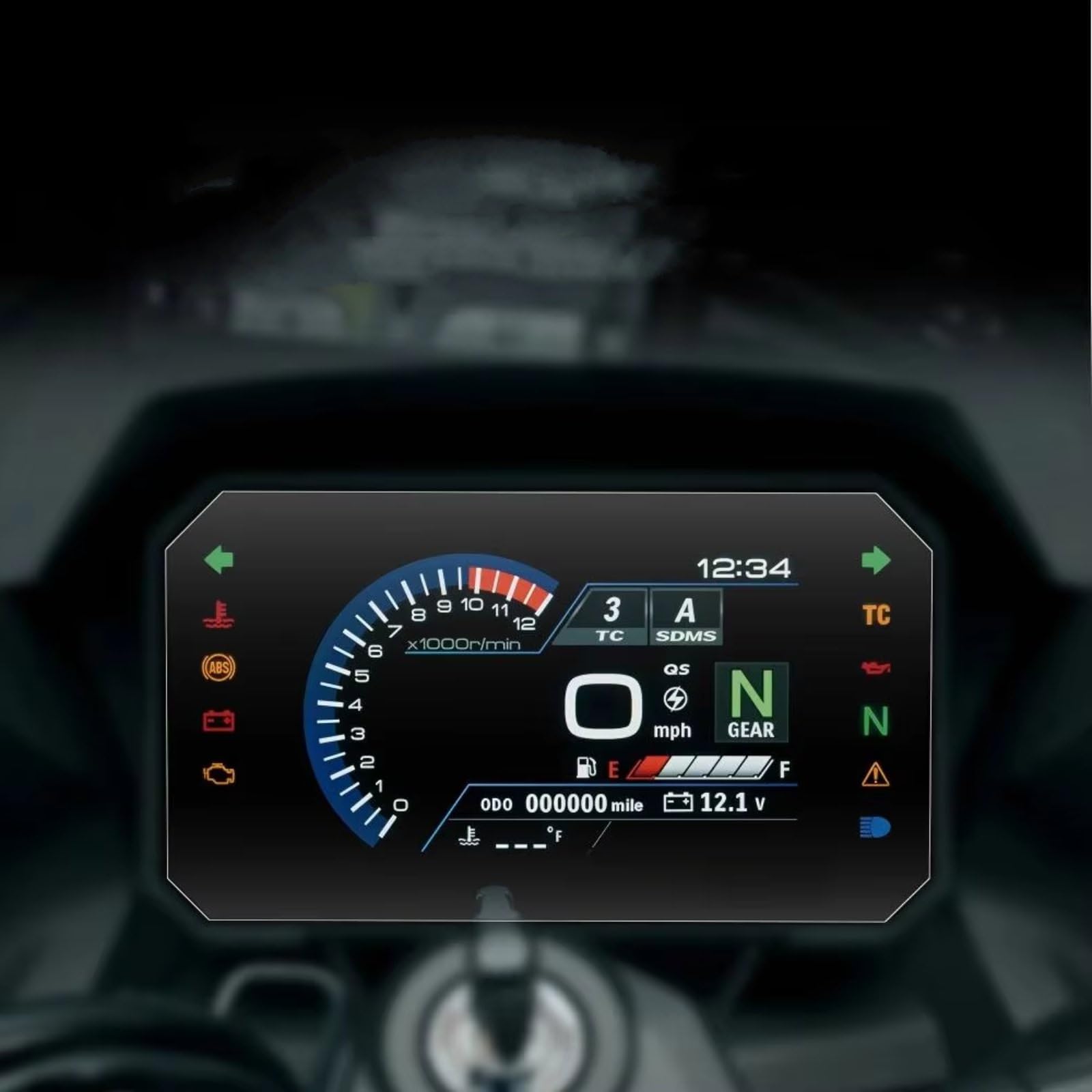 Kompatibel Mit Suzuki Für GSX8T 2025–2026 Motorrad TFT Displayschutzfolie Displayschutzfolie Instrumentenfolie