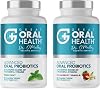 Advanced Oral Probiotics for Mouth Bad Breath Treatment for Adults, Dentist Formulated BLIS K12 M18 Oral Health Probiotics for TeethGums, Flavor Variation Pack: Mint, Strawberry Vanilla 60 Count Each