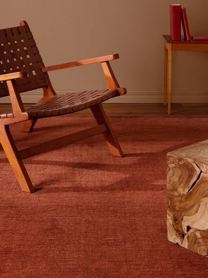 Tapis kilims de salon rouille RugVista pour chambre élégante