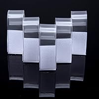 Vista 2 de Boao 50 clips transparentes transparentes para zócalos de mesa, modelo de clips de plástico para mantel, abrazaderas con gancho para mantel de mesa