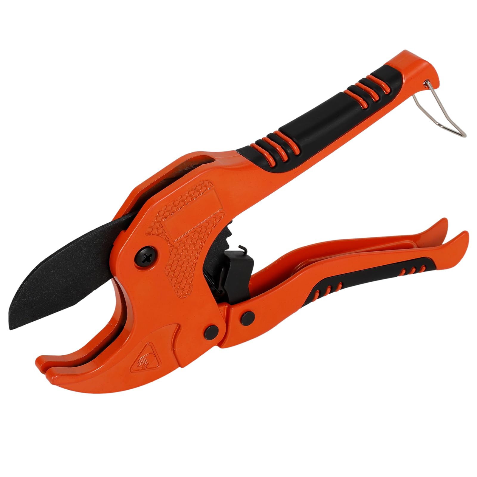Pipe and Tube Cutter Ratcheting Hose Cutter Professional Pipe Cutting Tool with 1.65'' Outside Diameter Cutting Capacity for Plastic PVC PPR CPVC Rubber PEX and PP Tubing and Piping
