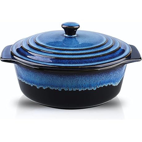 KOOV Ceramic 2 Quart Casserole Dish with Lid: Your Sous Chef in the Kitchen