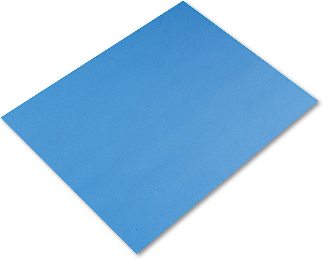 Pacon 54841 Peacock Four-Ply Railroad Board, 22 x 28, Light Blue, 25/Carton