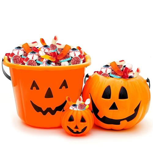 Miniatura 5 de Fruidles Gomitas de Halloween que faltan partes del cuerpo, aperitivos divertidos y festivos (bolsa de 2 libras)