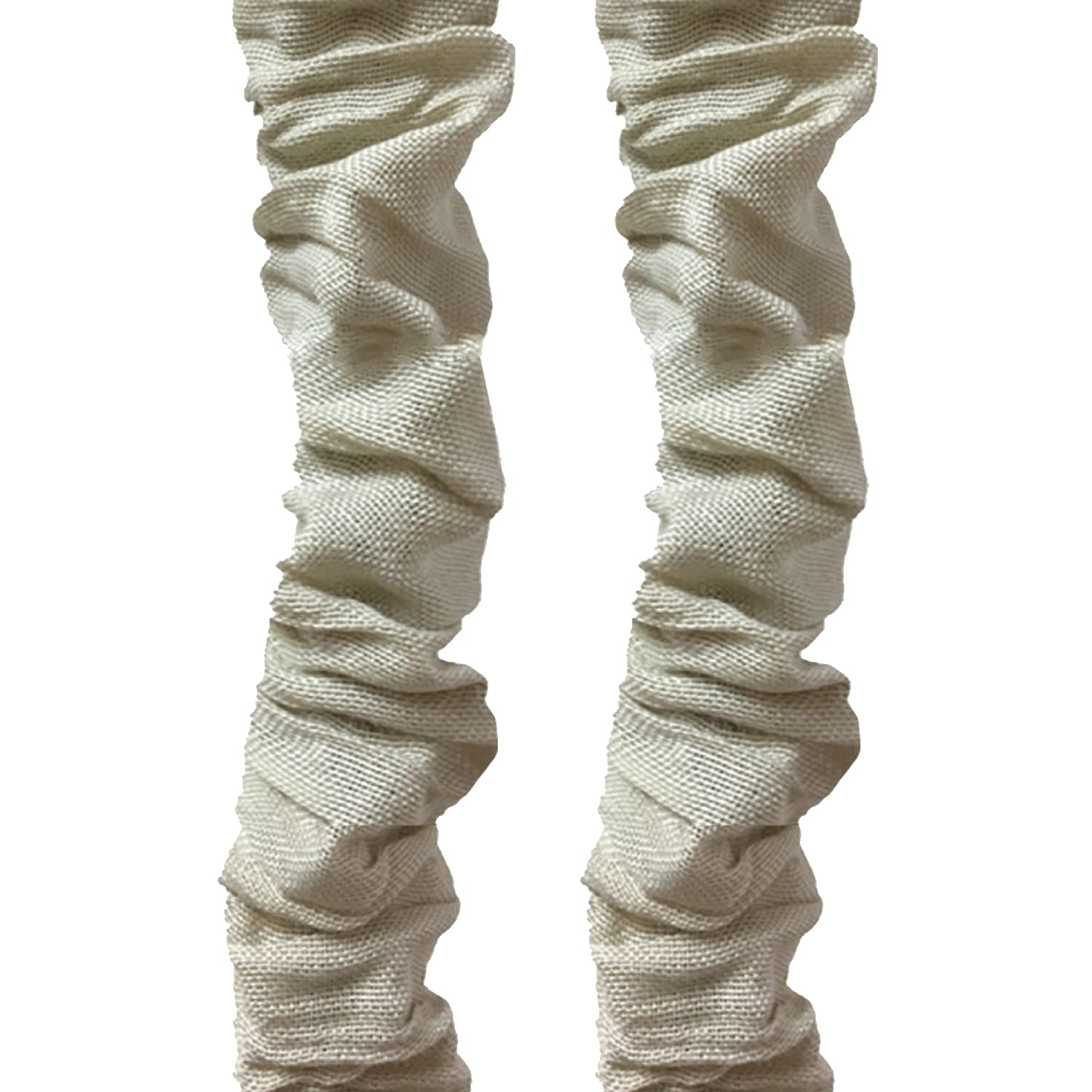 Royal DesignsInc CC-1-LB-2 Fabric Cord & Chain Covers, 4 ft, Linen Beige-2 Pack