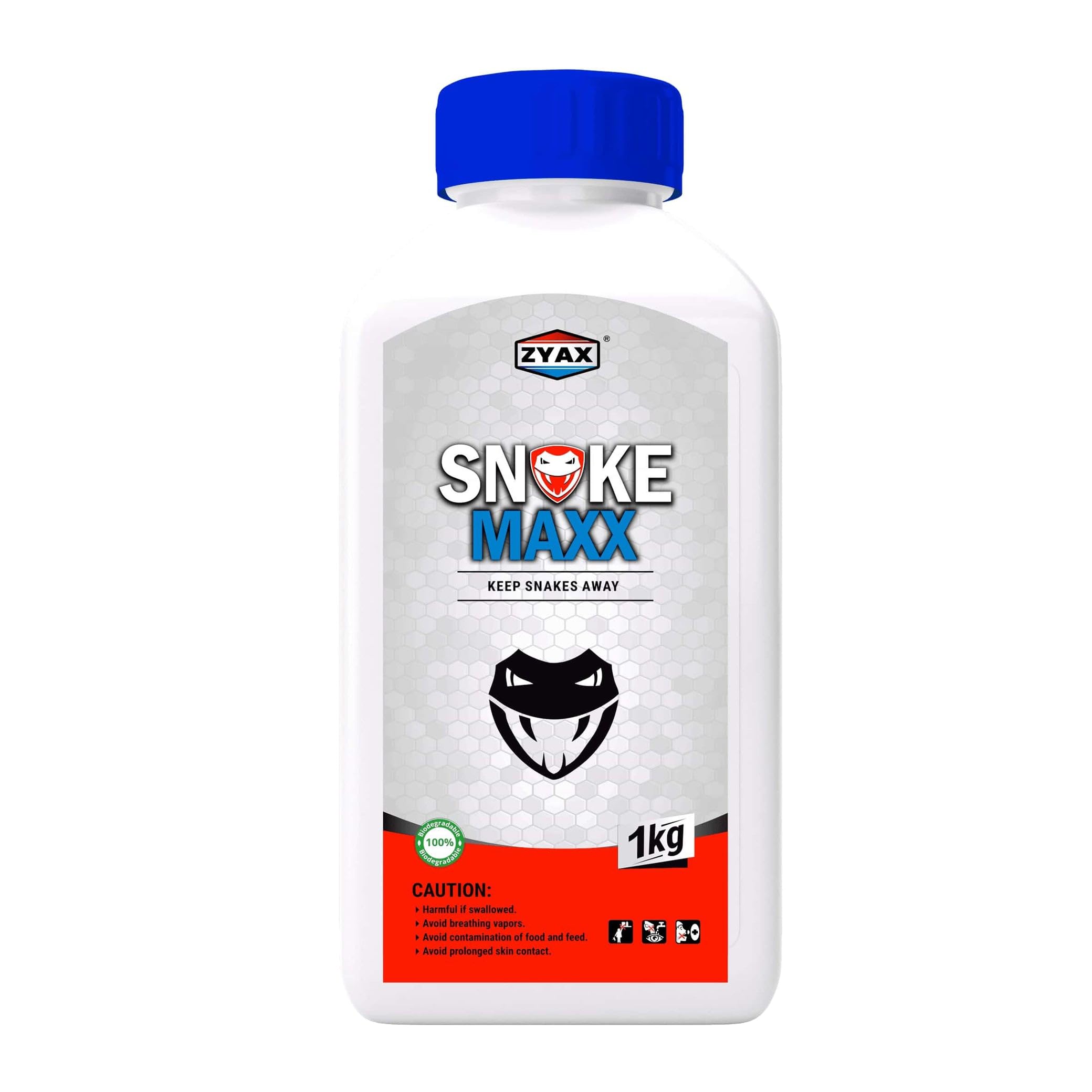 Snake Maxx Non-Toxic Biodegradable Pet-Friendly Snake Repellent Powder that Shields, Protects Lawns, Gardens, Yards - Formulation is Unpleasant to Snakes, For Outdoor Use Only, 1 KG Container