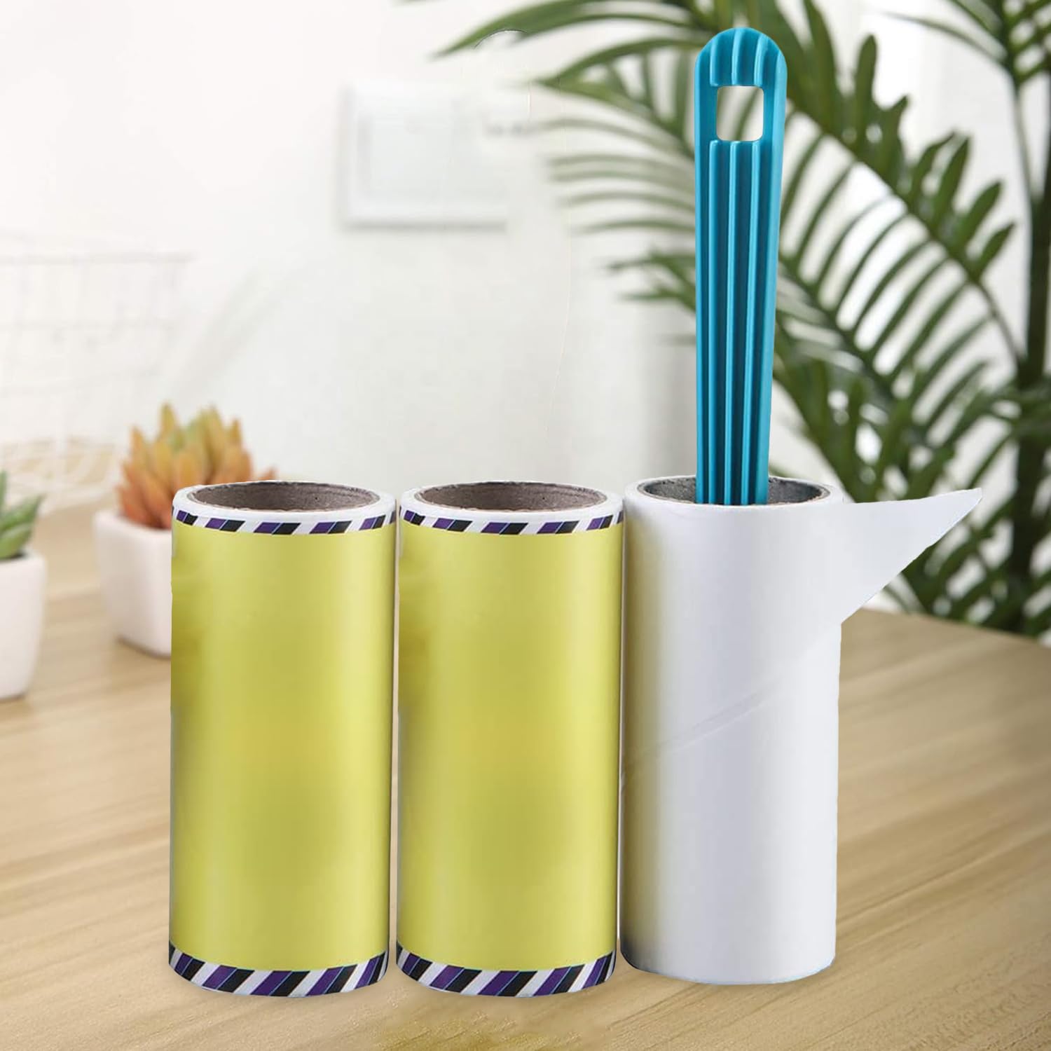 Kuber Industries Lint Remover|Super Sticky Lint Roller|Lint Roller for Pet Hair|60 Sheets (1 Roller + 2 Replacement Rolls) (B0CJ5C9M9S) Amazon Price History, Amazon Price Tracker