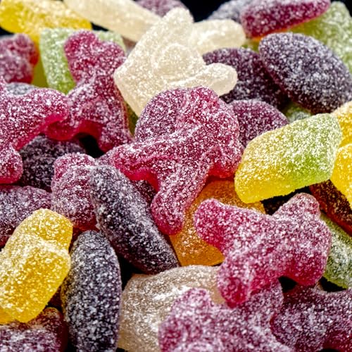 40YARDS American Football Gummibärchen SAUER – Fruchtgummi in Football-Form – 175g Tüte – Früchtemix mit 6 sauren Sorten & 10 % Fruchtsaft