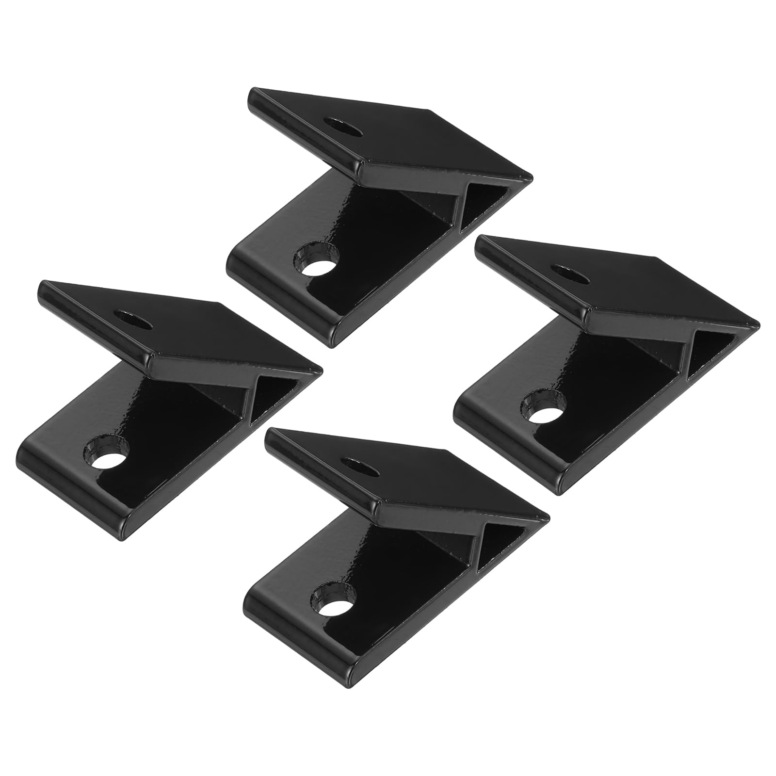 Équerre d'angle 45 degrés renforcée pour profilé aluminium 4040 noir