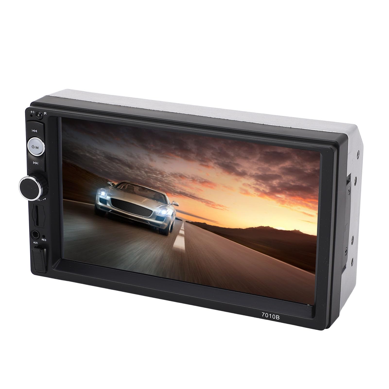 Samochodowe Stereo z Podwójnym Din, 7-calowy Ekran Pojemnościowy HD Radio Samochodowe 2 Din BT 5.0 Samochodowy Odtwarzacz MP5 Obsługa Android Auto, Sterowanie z Kierownicy