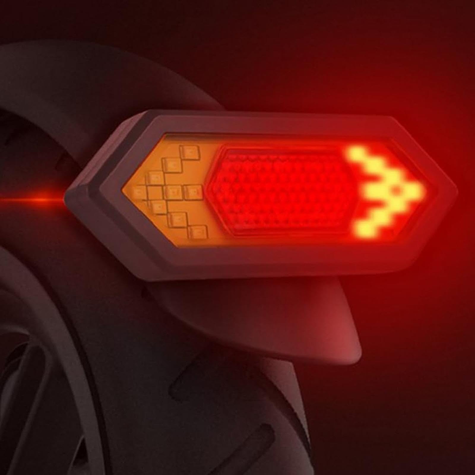 Amazon | 電動スクーター LED 夜間警告灯 ウインカーライト テール