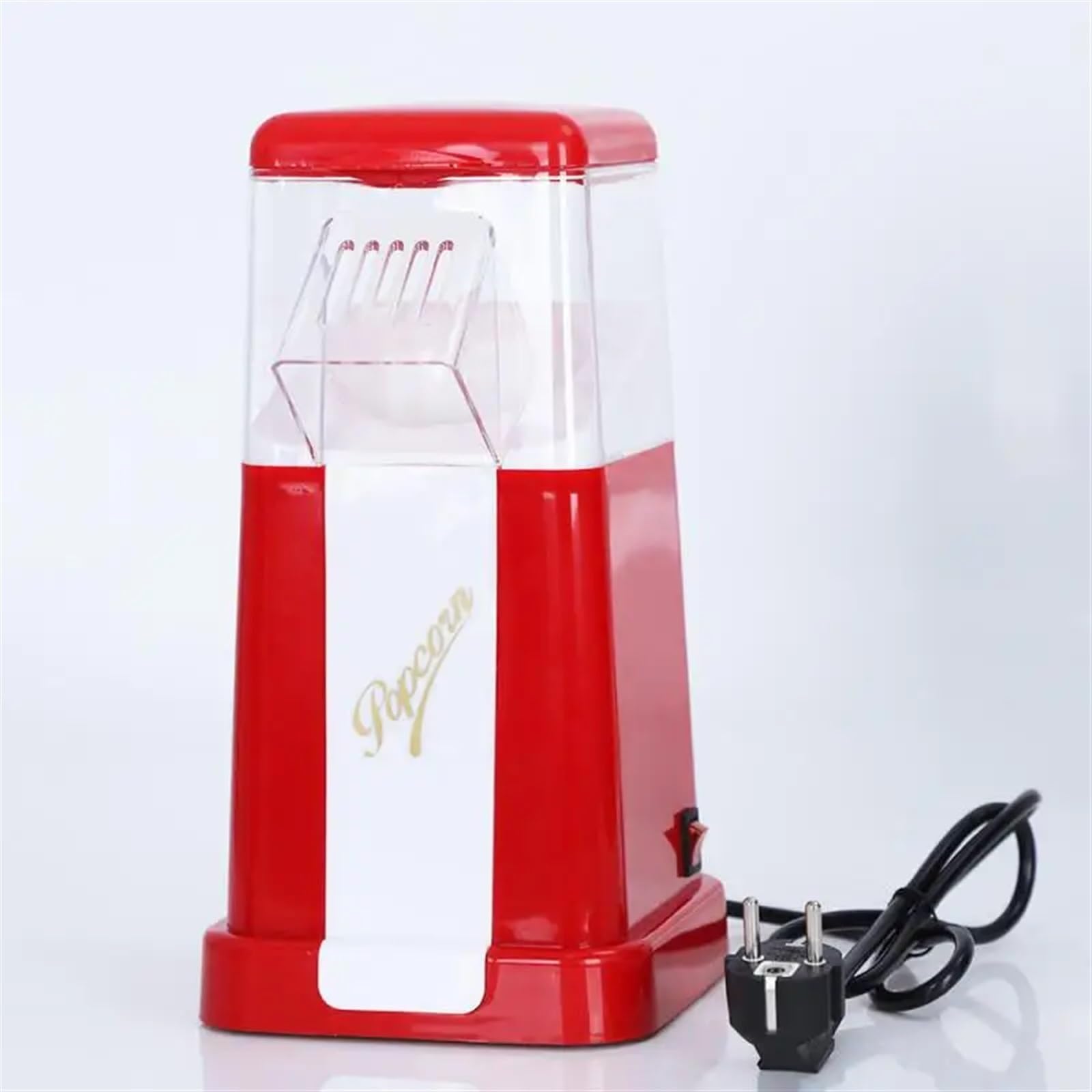Palomitero Máquina automática de palomitas maíz for el hogar, máquina eléctrica portátil for hacer, utensilios y dispositivos cocina Máquina palomitas familiar