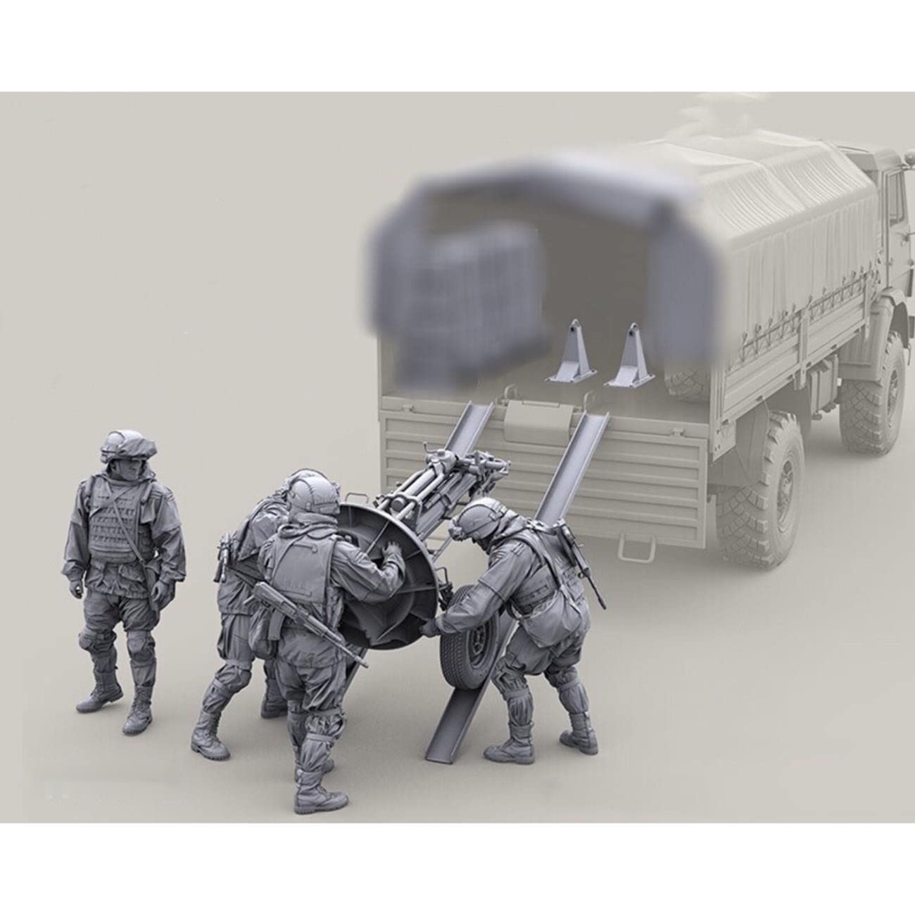 Amazon | 1/35レジンモデルフィギュアキットGK、未組み立て未塗装