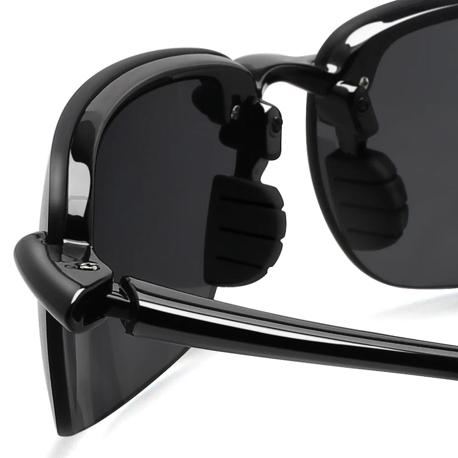 Occhiali da sole sportivi Unisex UV400 Frame ultraleggero senza montatura per ciclismo, guida, corsa - MJ8001