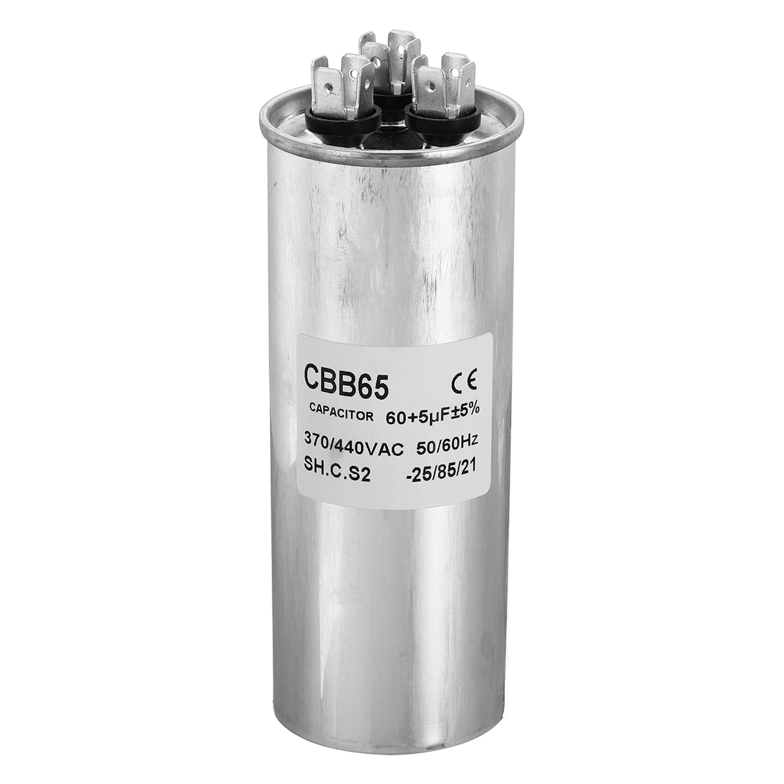 Condensador Electrolítico Homopolar Del Motor De Arranque Del Condensador Cbb65 30uf 450v Para Compresor Vobormx Herramienta