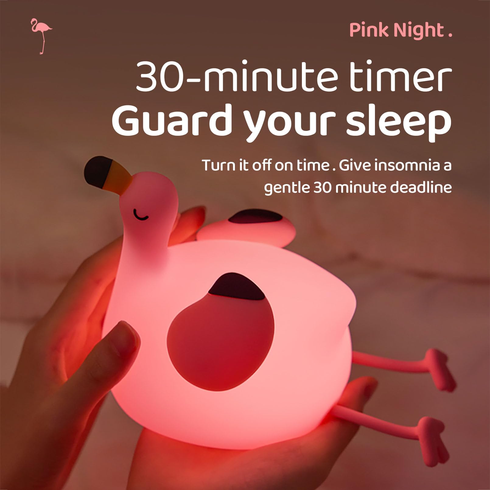 Luz nocturna para niños: adorable forma de sonrisa, control táctil, brillo de 3 pasos y opciones de color RGB, recargable y segura para niños, accesorio de habitación de bebé