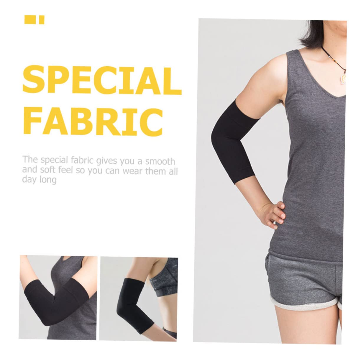 NOLITOY 6pcs Elbow Sleeves for Weightlifting Elbow Guard Breathable Protective Arm Training Device