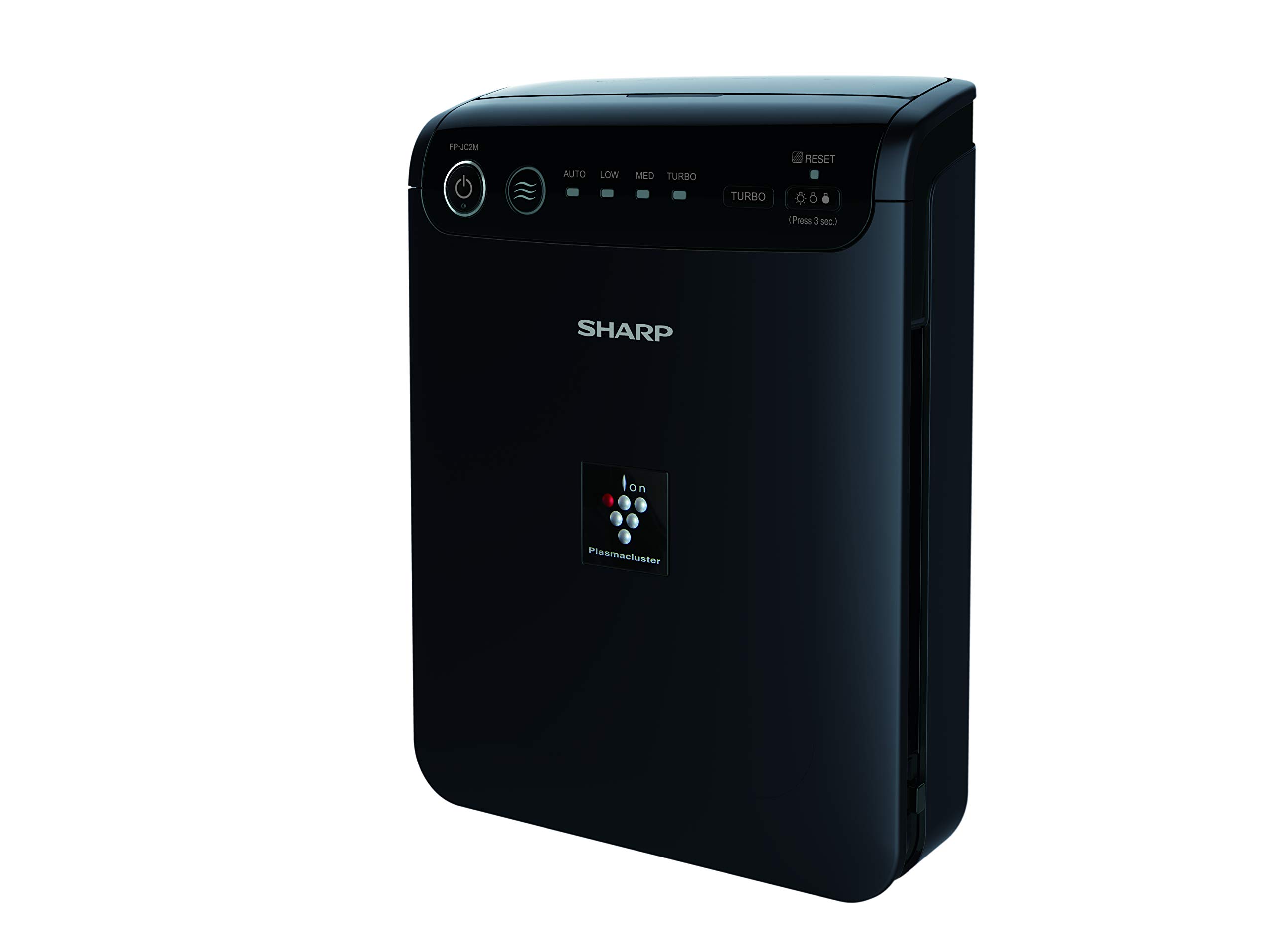 SHARP Car Air Purifier with Plasmacluster (Removes Bacteria, Virus, Mold, VOCs) I Comes with Set of Pre Filter, Carbon & HEPA I Suitable for Hatchback, Sedan and SUVs | Cover: 3.6 m³ I FP-JC2M-B