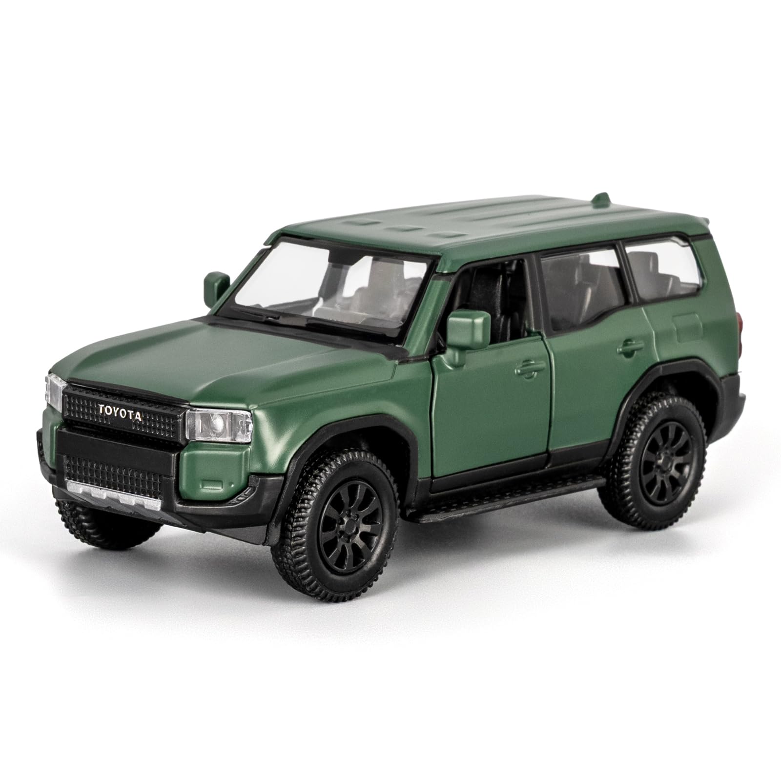 RMZ City 1:36 Diecasting Alloy Car Model Toyota Land Cruiser Toy Car, Pull Back Vehicles Toy Car for Toddlers Kids Boys Girls Gift(Green)
