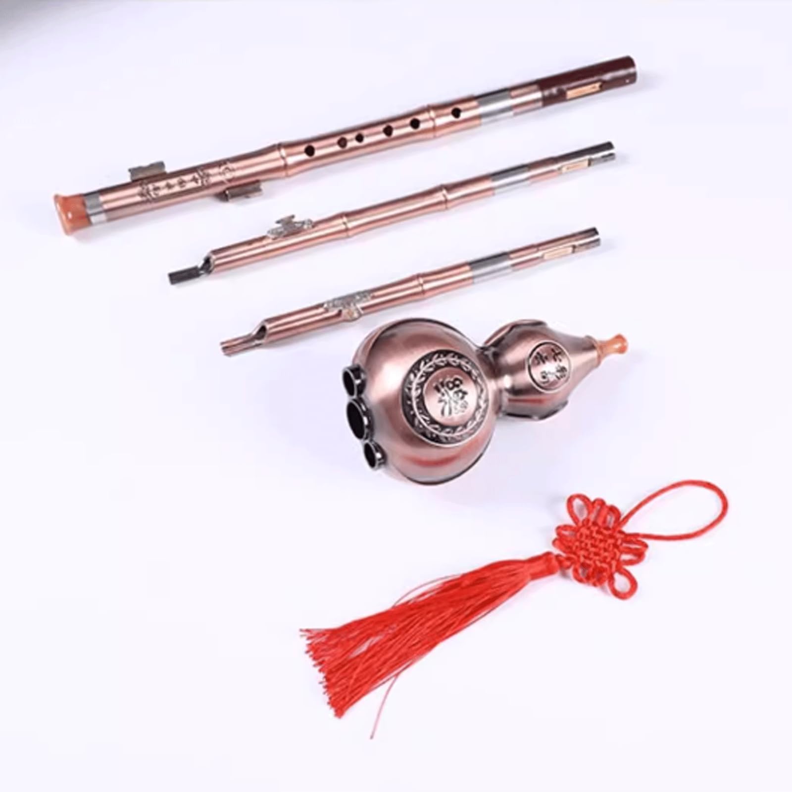 Flauta Hulusi Profesional de Resina ABS, Flauta de Cucurbitáceas, Instrumento de Viento Tradicional Chino, Llave C/BB, Flauta de Calabaza Hulusi
