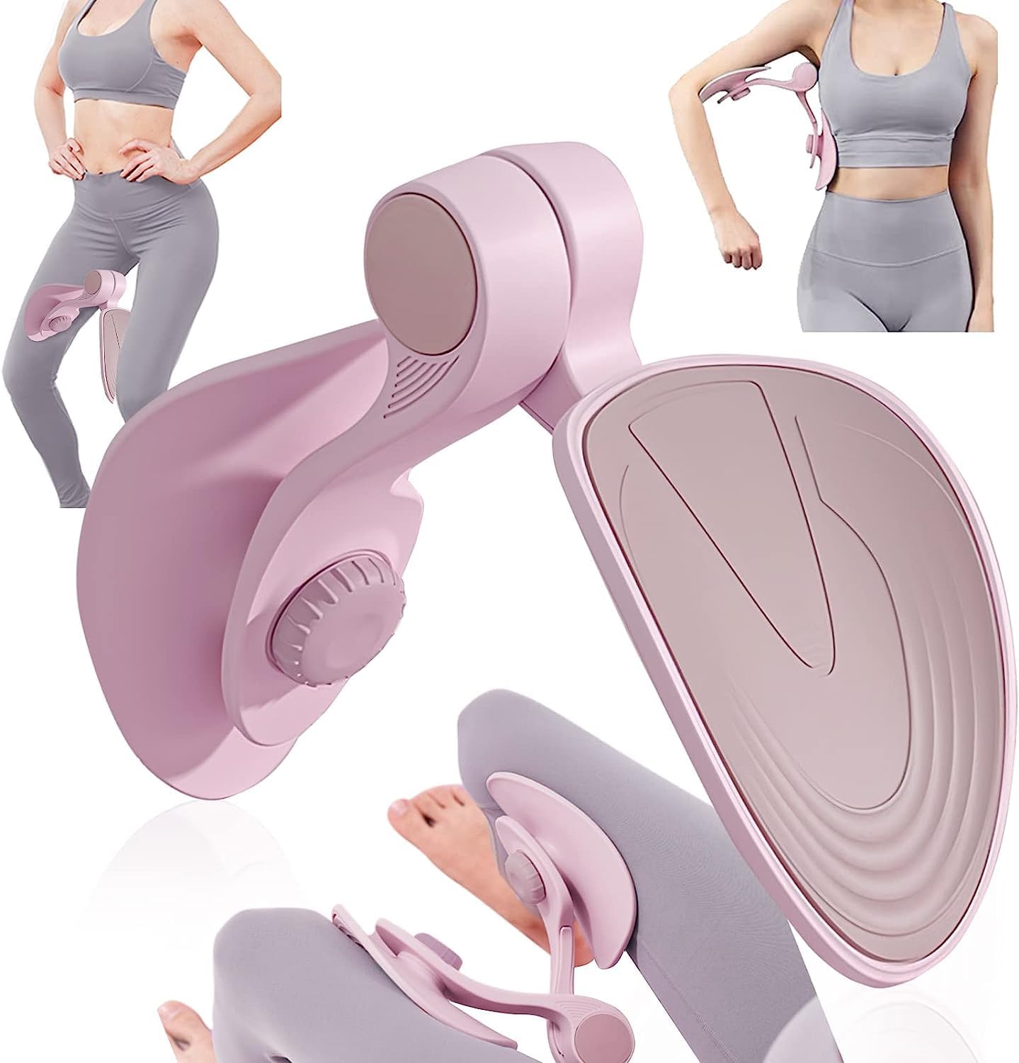Toriox Pelvic Hip Trainer Thigh Master Kegel Exercises Device for Women Men Arms Legs Buttocks Strength Training Clip Machine for Yoga Floor Muscle and Inner Thigh Training Home Gym