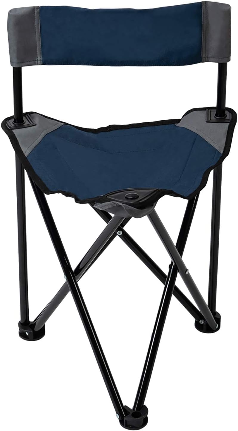 Pacific PassLightweight Portable Tripod Camp Chair, Includes Carry Bag