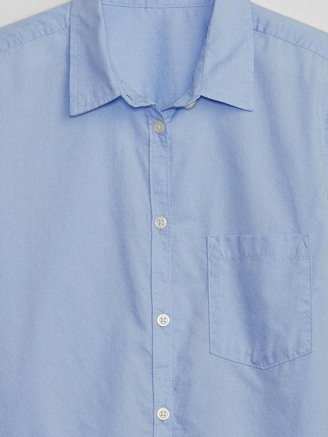 GAP Damen V-ls Classic Shirt Hemd mit Button-Down-Kragen
