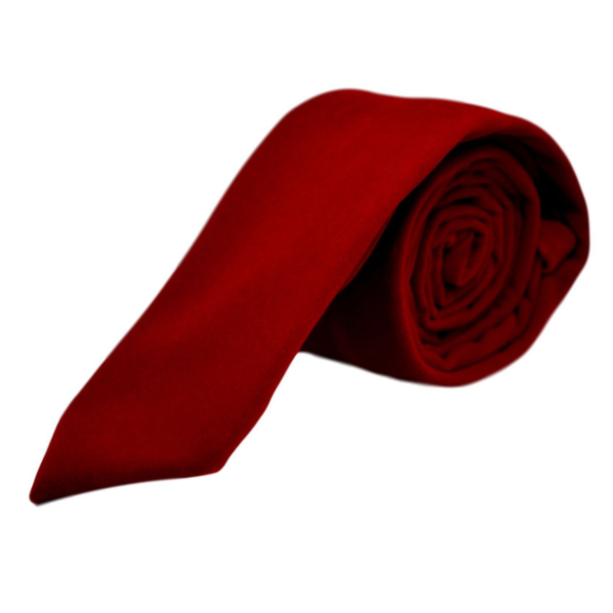King & Priory Red Velvet Mens Tie