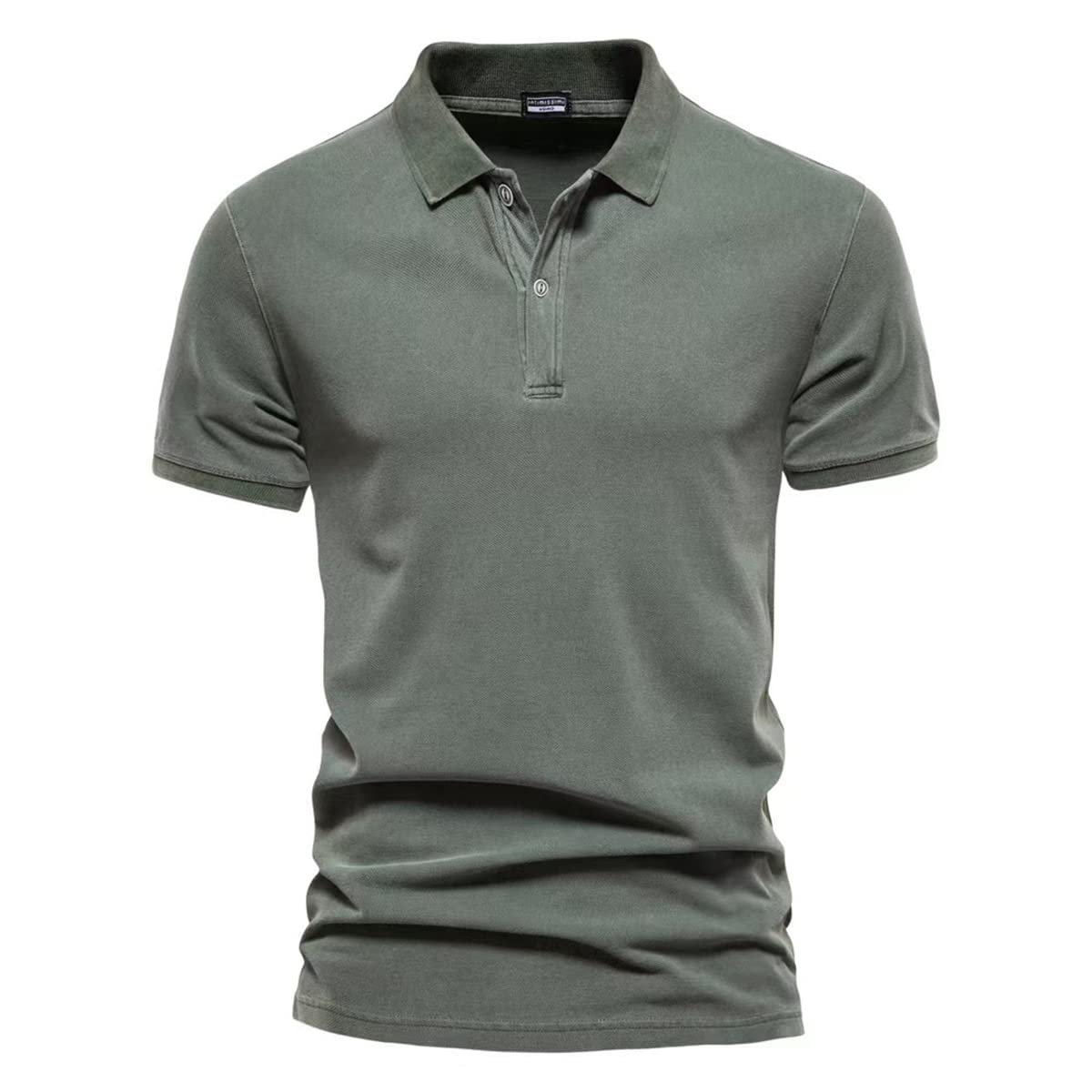 Polos Manga Corta Hombre Slim Fit Camiseta Camisas Deporte Golf Poloshirt T-Shirt Oficina Polo para Hombre Algodón Nueva Ropa de Calle de Verano Moda Casual Hombres Tops